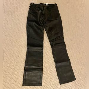 Gap Leather Bootcut Pants